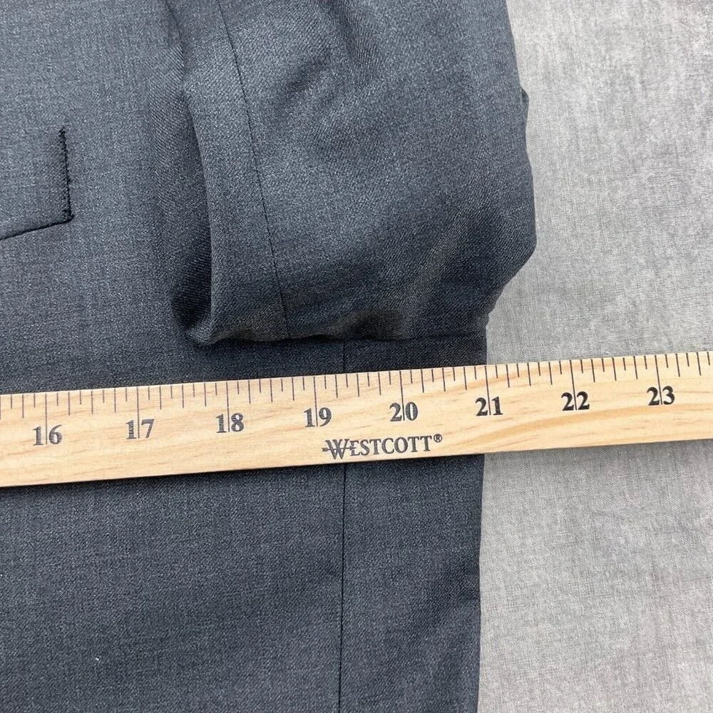 Lauren Ralph Lauren‎ Blazer Men 40 Gray Wool Classic Career Jacket VTG Canada
